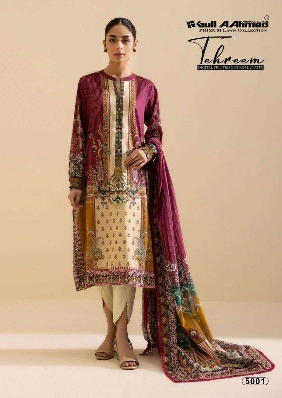 Gull aahmed tehreem vol- 5 salwar suit Kolkata textile market